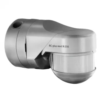 BEG BRCK LUXOMAT RC-plus next N 230 detector de movimiento, acabado acero inoxidable, alcance 230°, 230V