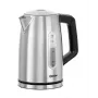 Bartscher hervidor de agua 1,7 l con control digital de temperatura 200133, 14 niveles 35-100 °C, acero inoxidable, 2200 W