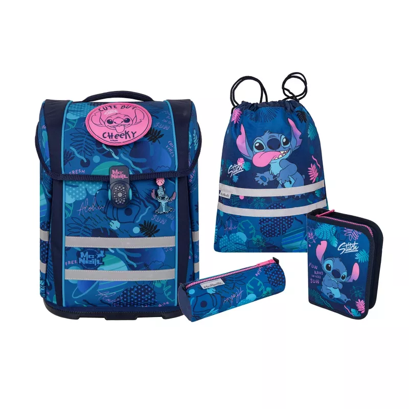 McNeill PERFECTO set de mochila escolar 5 piezas Disney Stitch