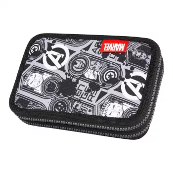 McNeill estuche escolar lleno XL con 2 cremalleras Marvel Avengers 24 piezas