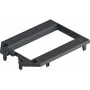 OBO Bettermann UT34 P2 placa de cobertura para cajas de suelo UT3 y UT4, 2 módulos 45, acero, galvanizado, plateado