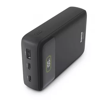 Hama Power Pack PD20 20W 20000 mAh batería externa con 2x USB-C, USB-A, antracita