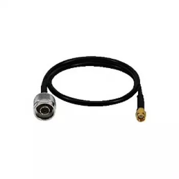 LogiLink WL0104 cable pigtail WLAN, conector macho N a RP-SMA, 0,5 m, negro