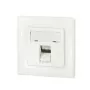 LogiLink tapa keystone para 1 módulo, tipo alemán, blanco puro