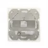 LogiLink tapa keystone para 1 módulo, tipo alemán, blanco puro