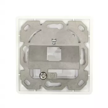 LogiLink tapa keystone para 1 módulo, tipo alemán, blanco puro