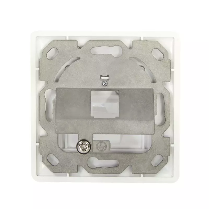 LogiLink tapa keystone para 1 módulo, tipo alemán, blanco puro