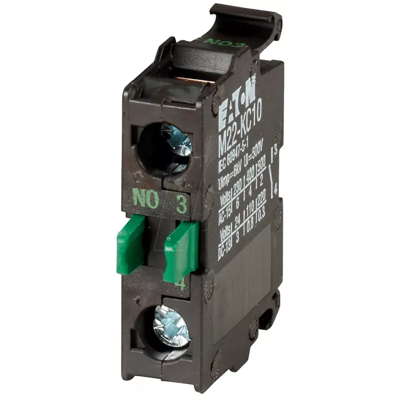 EATON M22-CKC10 Elemento de contacto 1NO fijación base borne de jaula