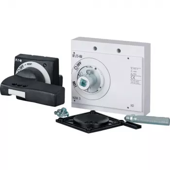 Eaton NZM3-XTVD-0 manilla giratoria de acoplamiento de puerta, negra, IP66, bloqueable