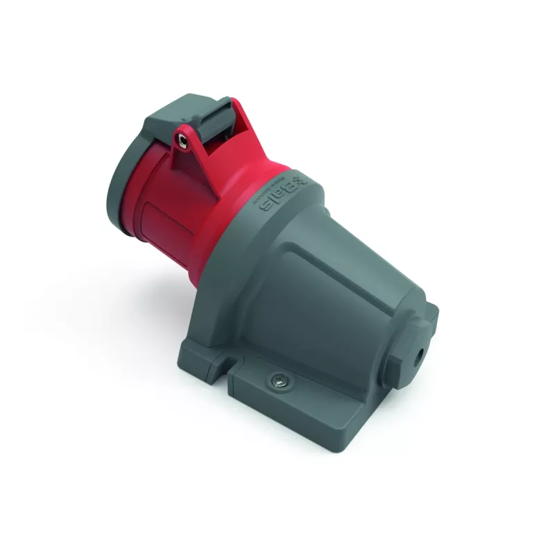 Bals INNOLINQ QC 110624 base de pared, 16 A, 5 polos, 400 V, 6h, IP44, roja