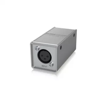 Klark Teknik MIC BOOSTER CM-1 Elevador de micrófono dinámico con ganancia +25 dB, entrada/salida XLR, alimentación phantom
