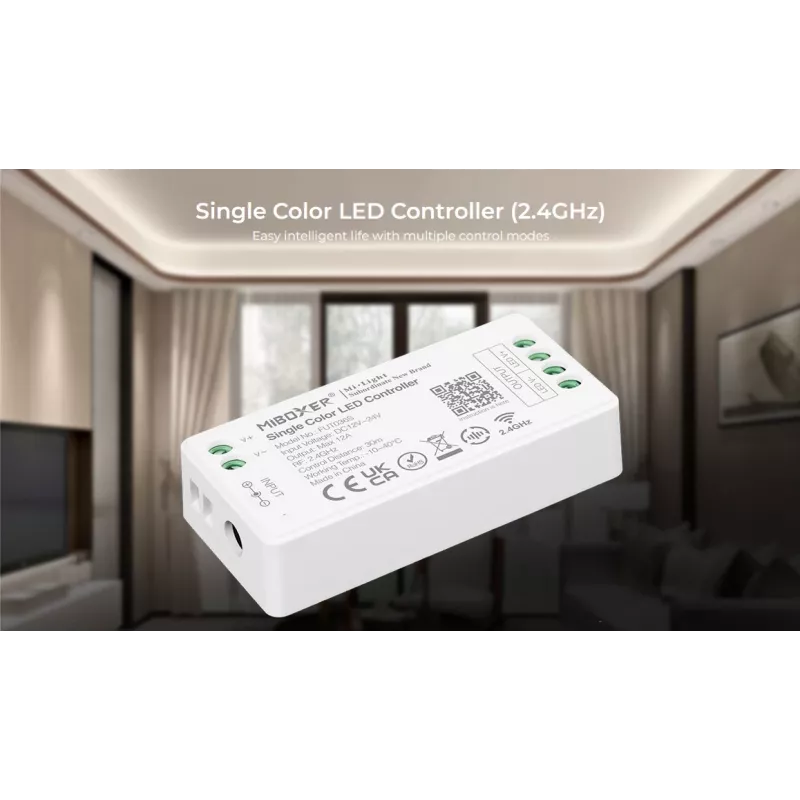 MIBOXER FUT036S Controlador regulador LED 2.4G de un solo color DC12-24V