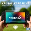Protector de pantalla de cristal templado PEDEA para Nintendo Switch 2 (2025) - dureza 9H, claridad HD, sin burbujas, bordes 2.5D