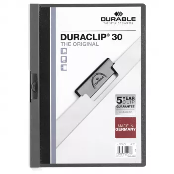 Pinza de archivo DURABLE DURACLIP 30 A4 azul