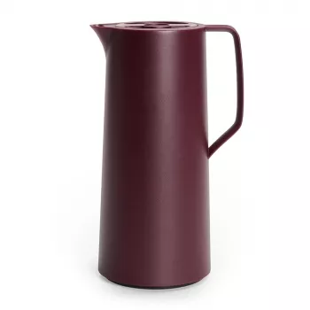 Termo de prensa rápida EMSA Motiva Quick Press 1,0 L rojo vino