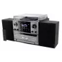Soundmaster MCD5600SW minicadena estéreo con radio DAB+, reproductor de CD, tocadiscos, pletina de doble casete, Bluetooth, grabación por USB - negro