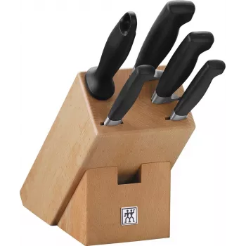 ZWILLING FOUR STAR Set de 4 cuchillos con bloque