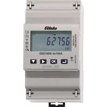 Eltako DSZ16DE-3x100A Contador de energía trifásico, medición directa, sin calibrar, 100 A