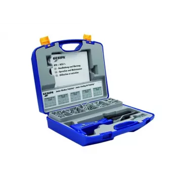 Gesipa PolyGrip® Junior Caja de remaches – Surtido de remaches ciegos de 352 piezas en maletín metálico