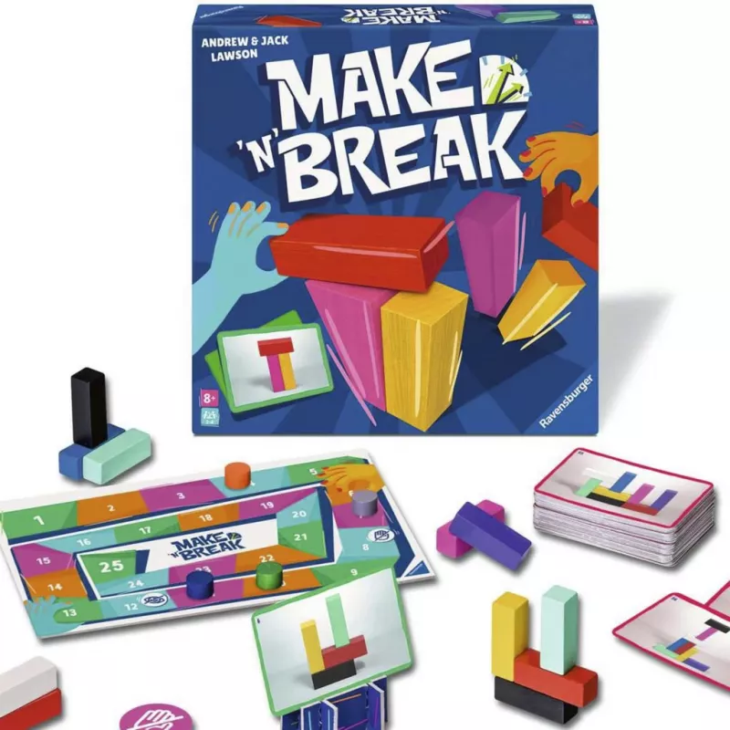 Ravensburger Make 'n' Break Juego de construcción familiar