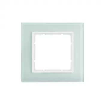 Berker B.7 Glas marco embellecedor 1 elemento blanco polar