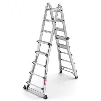 Hailo Master M100 escalera multiusos 4 x 5 peldaños