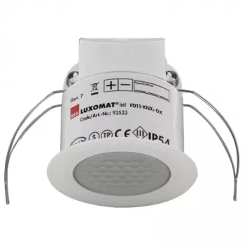 BEG PD11-KNXs-FLAT-DX-DE KNX detector de presencia, empotrable, 360°, blanco