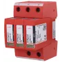 DEHN DG M TNC ACI 275 FM Tipo 2 limitador de sobretensión, 3 polos, 275 V AC, con señalización remota