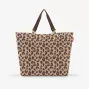 Reisenthel Shopper XL Leo Macchiato – bolsa de compra grande de PET reciclado con estampado de leopardo, 35 L