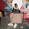 Reisenthel Shopper XL Leo Macchiato – bolsa de compra grande de PET reciclado con estampado de leopardo, 35 L