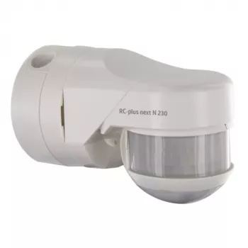 BEG BRCK LUXOMAT RC-plus next N 230 detector de movimiento blanco con alcance de 230° y protección antiinsectos