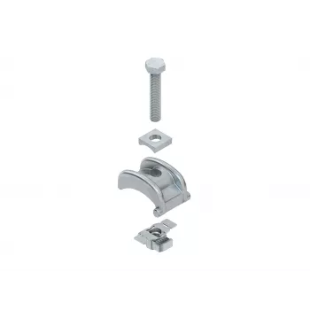 NIEDAX SPPGM30F pinza de perfil de acero galvanizado en caliente, brida 3-30 mm, rosca M8