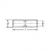 KLAUKE 28R conector de compresión de cobre para cable de 95 mm², DIN 46235, E-Cu