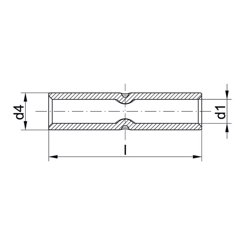 KLAUKE 28R conector de compresión de cobre para cable de 95 mm², DIN 46235, E-Cu