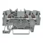 WAGO 2001-1301 borne de paso de 3 conductores, 1,5 mm², Push-in CAGE CLAMP, Ex e II, gris