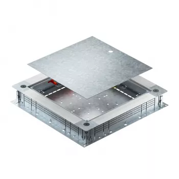 OBO Bettermann UZD350-4 7410023 caja de tiro y derivación para solado, altura de solado 80-160 mm