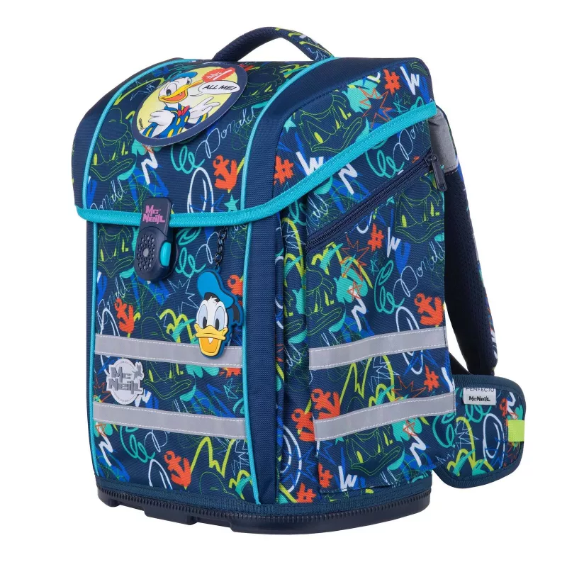 McNeill set de mochila escolar PERFECTO 5 piezas Donald Duck