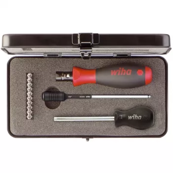 Wiha 34614 juego de destornilladores dinamométricos aislados VDE 14 piezas con slimBits