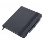 TROIKA BLACK SLIMPAD A5 bloc de notas con bolígrafo azul oscuro
