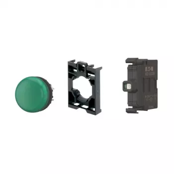 Eaton M22-L-G-LED-BVP Piloto LED verde, 22,5 mm, 12-30 V AC/DC, IP66/IP67/IP69K