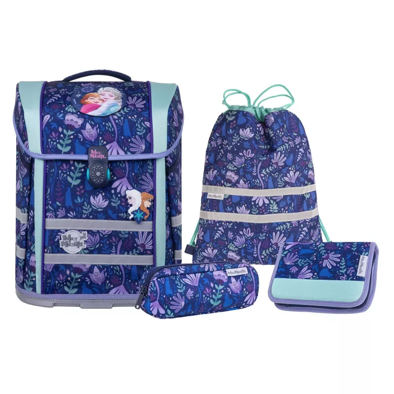 McNeill PERFECTO Set de mochila escolar de 5 piezas Disney Frozen II