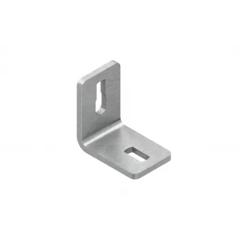 Niedax WWU150/8 escuadra de conexión a pared, isósceles, galvanizada en caliente, 150 mm de lado, 8 mm de grosor