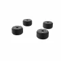 Kindermann Set de deslizadores de suelo para DisplayLift mobil – set de conversión a soporte de 4 piezas, negro