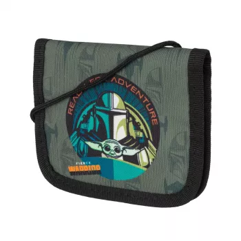 McNeill Star Wars The Mandalorian Riñonera – negro y gris