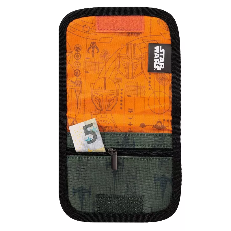 McNeill Star Wars The Mandalorian Riñonera – negro y gris