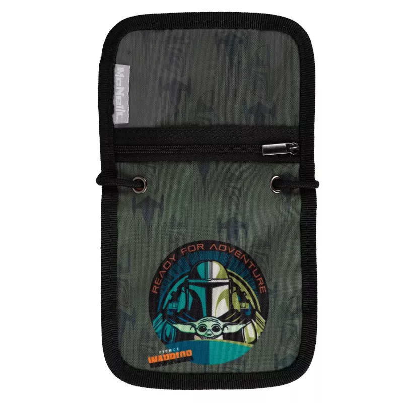McNeill Star Wars The Mandalorian Riñonera – negro y gris