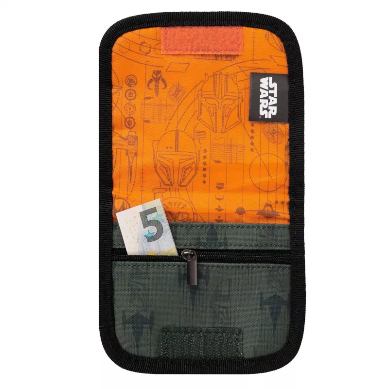 McNeill Star Wars The Mandalorian Riñonera – negro y gris