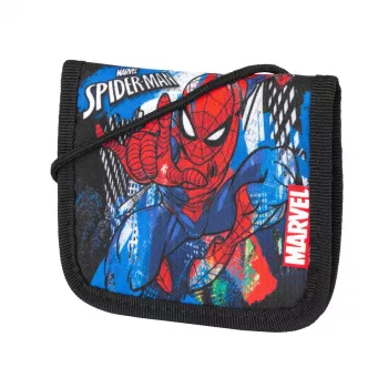 McNeill Marvel Spider-Man Riñonera con ventana para tarjeta, rojo/azul
