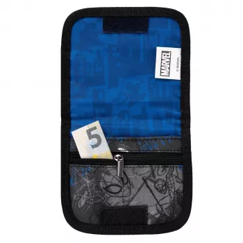McNeill Marvel Spider-Man Riñonera con ventana para tarjeta, rojo/azul