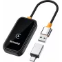 Adaptador inalámbrico CarPlay y Android Auto TechniSat Technicast 100 – negro, USB-C, plug & play